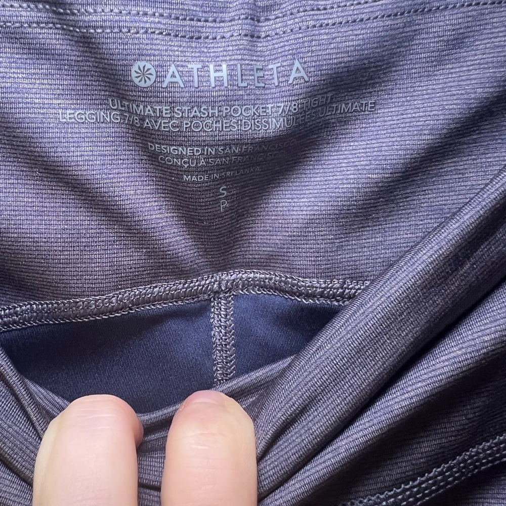 Athleta Ultimate Stash Pocket 7/8 Tight - Picture 4 of 6